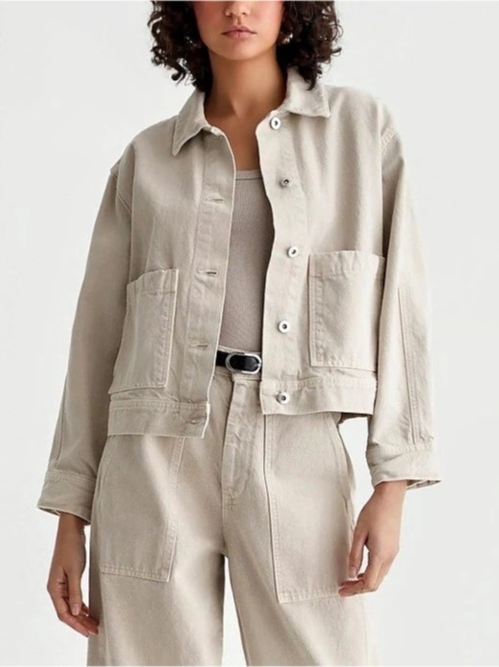 AG Cream Utility Jacket Size XS Like New